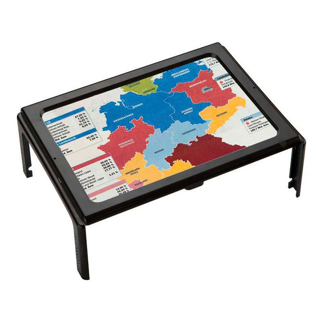 Lupă pentru citit, iluminare LED, mărire x3