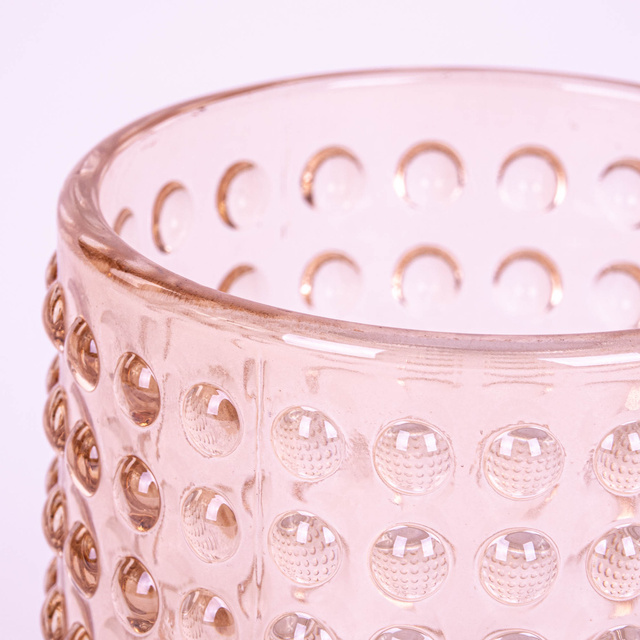 Suport lumanari cu model în relief ARTY, Ø 7 cm