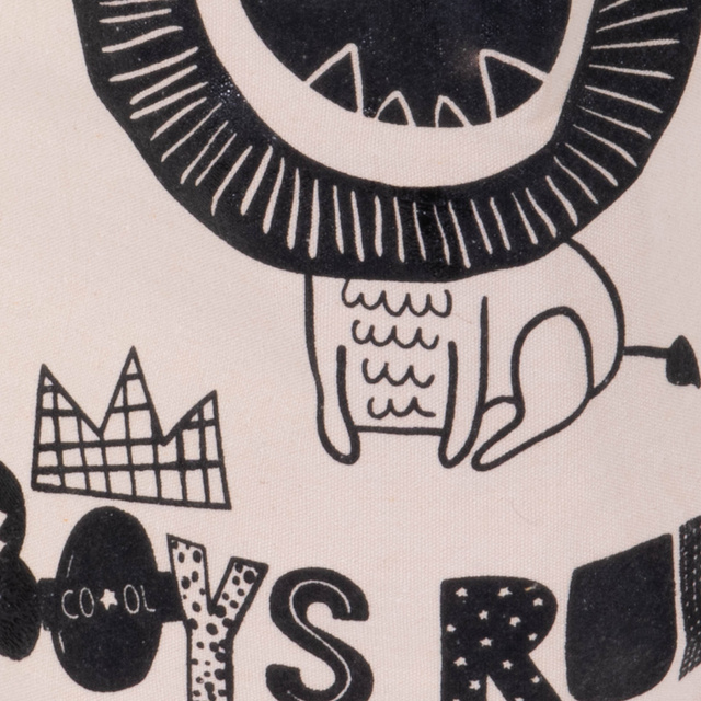 Geanta pentru jucarii sau rufe Safari, panza, Ø 30 cm