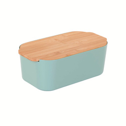 Cutie de paine cu capac din bambus, 33 x 18,5 x 12 cm