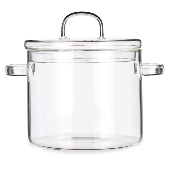 Vas de copt cu capac, forma de oala, 1,8 l