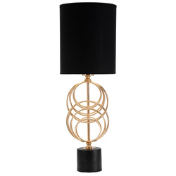 Lampa de masa CIRCLY cu decor auriu