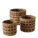 Set coșuri din iută BOKAR, 3 buc.