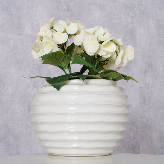 Vaza din ceramica bombata NANNY, Ø 17 cm