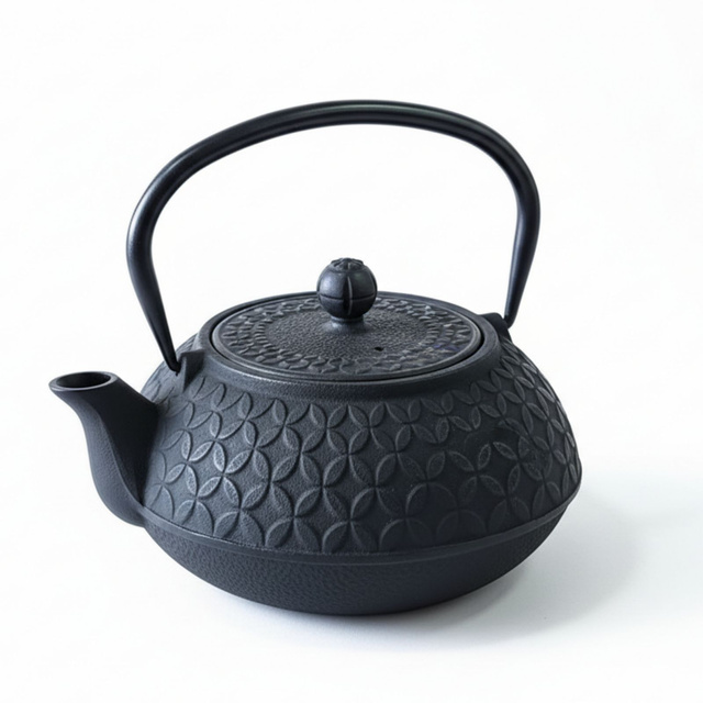 Ceainic din fontă cu infuzor SABI, 1000 ml, negru