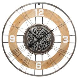 Ceas de perete cu mecanism decorativ LANA, Ø 90 cm