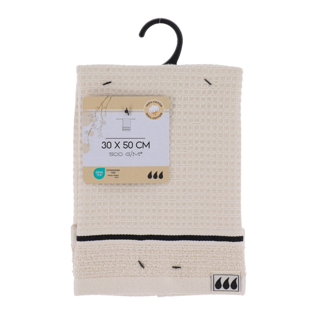 Prosop de mâini JAPANDI, bumbac waffle, 30 x 50 cm