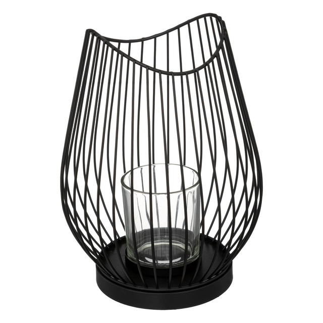 Suport metalic pentru o lumanare, 23,5 cm