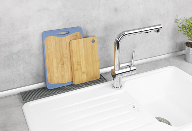 Cearceaf pentru uscat vase PICO, 8 x 42 cm, WENKO, gri