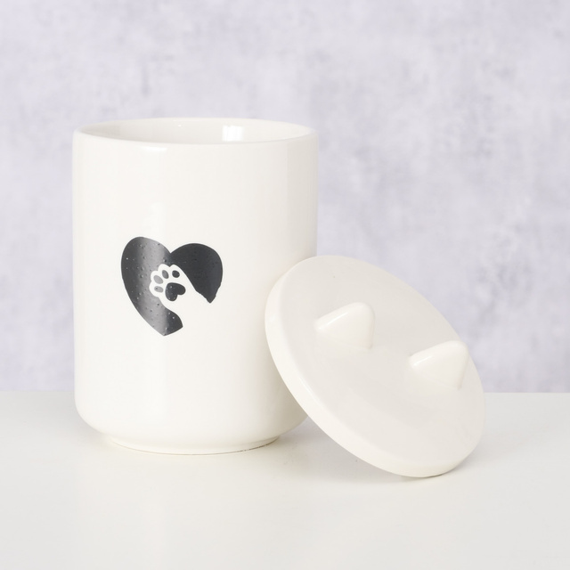 Borcan din ceramica cu motiv KITTEN cat, Ø 11 cm