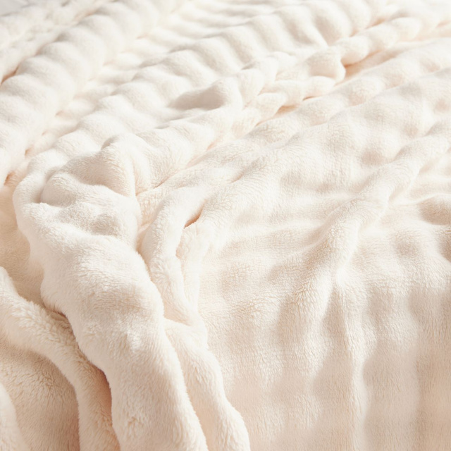 Pătură cu model în relief, 130 x 180 cm, MOELI