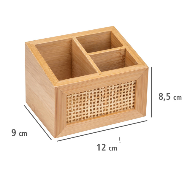 Organizator universal ALLEGRE BAMBOO, 3 compartimente, bambus, WENKO