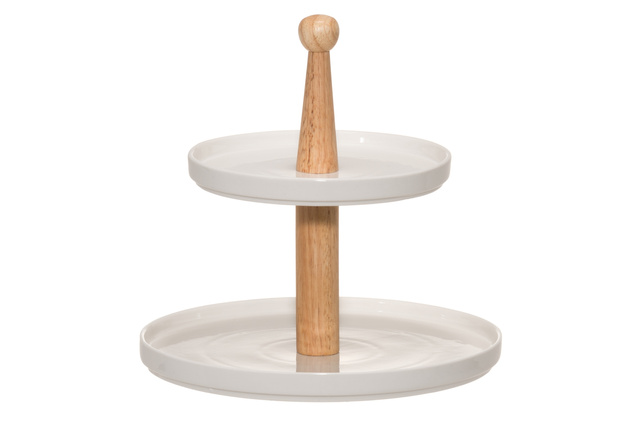 Platoara ceramica pe trei niveluri, Ø 28 cm