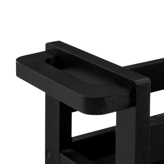 Etajera de baie foarte ingusta cu roti, 3 rafturi, latime de 15 cm