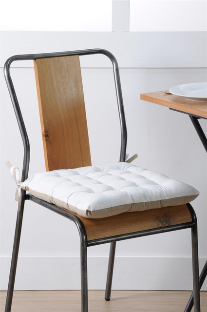 Perna pentru scaun cu legături DUO, 100% bumbac, 40 x 40 cm