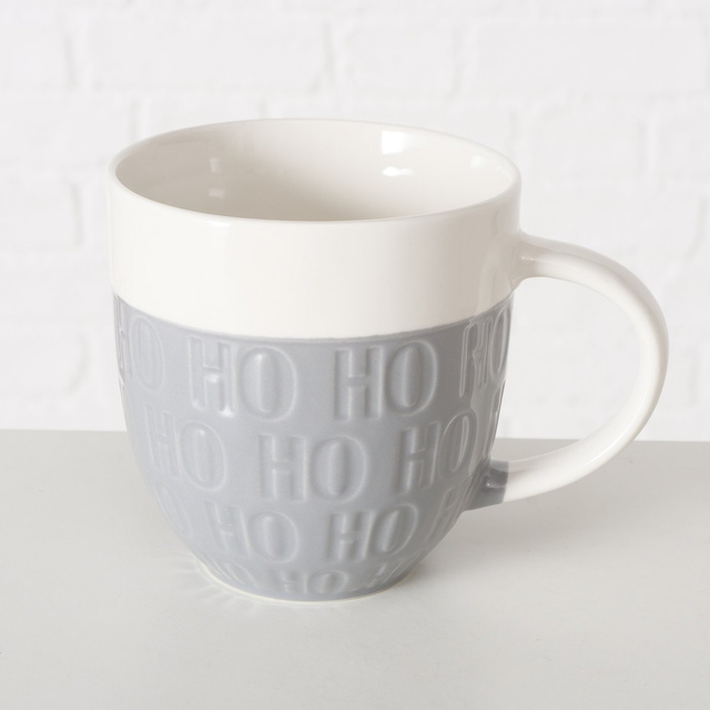 Cana jumbo cu motiv festiv HOHO, 600 ml