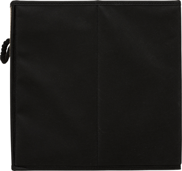 Recipient textil pentru depozitarea STEMY, cu mânere, 31 x 31 x 31 cm, negru