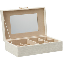 Cutie pentru bijuterii cu fundiță, 25 x 7,5 x 15,5 cm