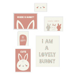 Postere pentru camera copiilor THE KING OF THE JUNGLE, 6 rame