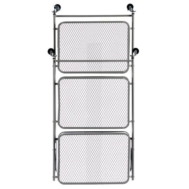 Raft pe roti, pliabil, 3 niveluri