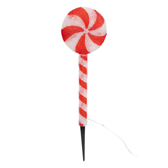 Lampă solară de Crăciun, cu țeavă, 65 cm