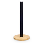 Suport pentru prosoape de hârtie cu bază din bambus, 34 cm