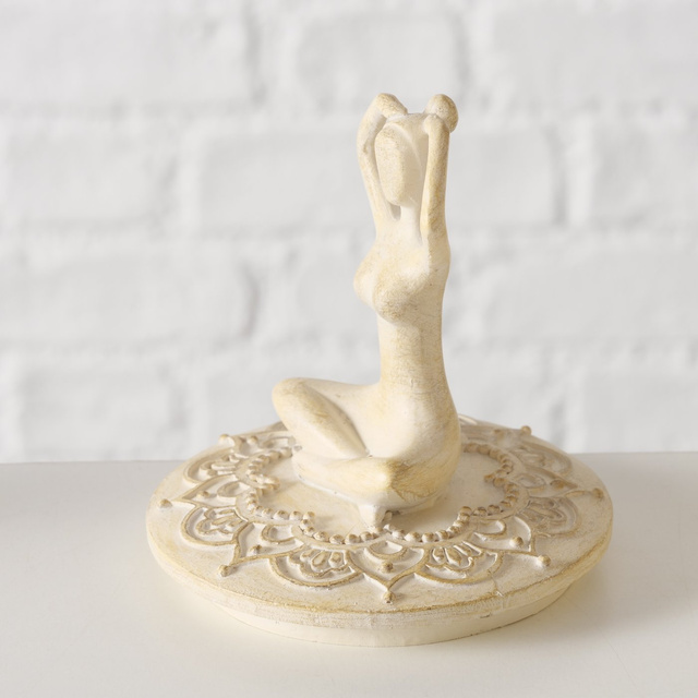 Recipient de depozitare cu motiv YOGA, Ø 10 cm