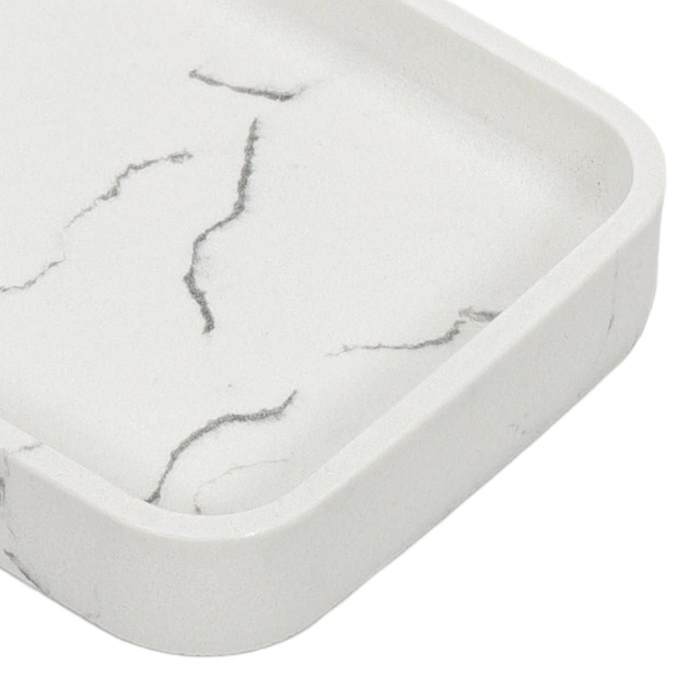 Tavă decorativă, model marmură, 19,2 x 11,3 x 2,5 cm