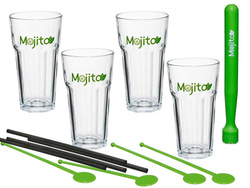 Pahare MOJITO, set de 13 elemente, bautura mohito, pahare pentru bauturi reci