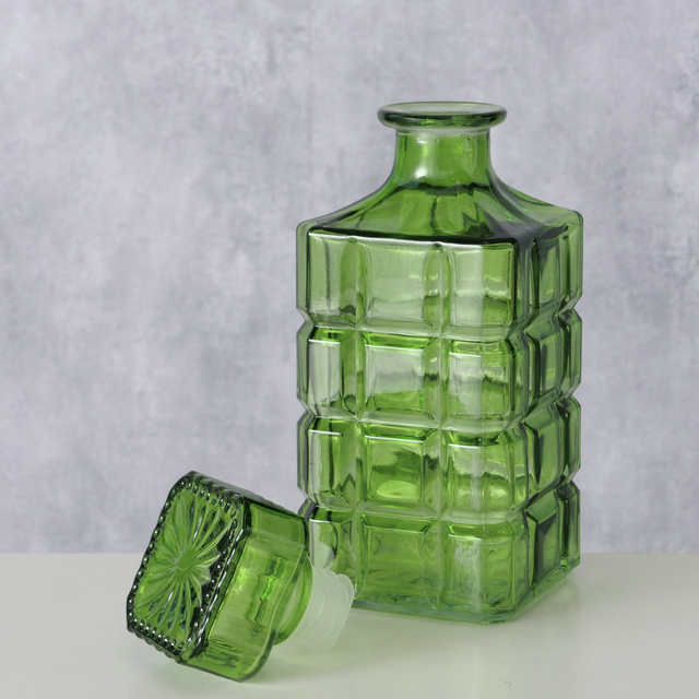 Carafa decorativă Green WHISKEY, 896 ml