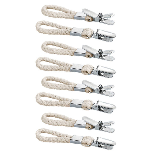 Set 8 cârlige pentru prosoape STABILO cu cleme