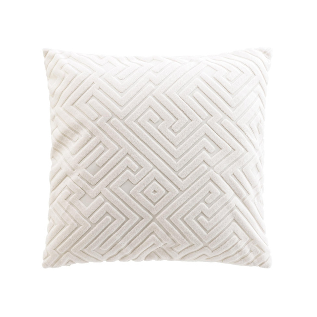 Pernă decorativă cu model în relief, 45 x 45 cm