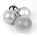 Globuri in diverse finisaje, Ø 8 cm, 4 buc.