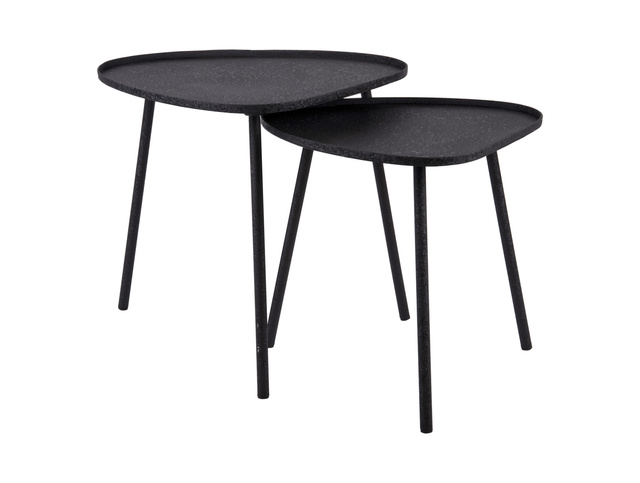 Masă de cafea metalică BOAZ, înălțime 43 cm