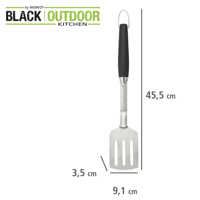 Spatulă din oțel inoxidabil cu mâner de plastic, WENKO