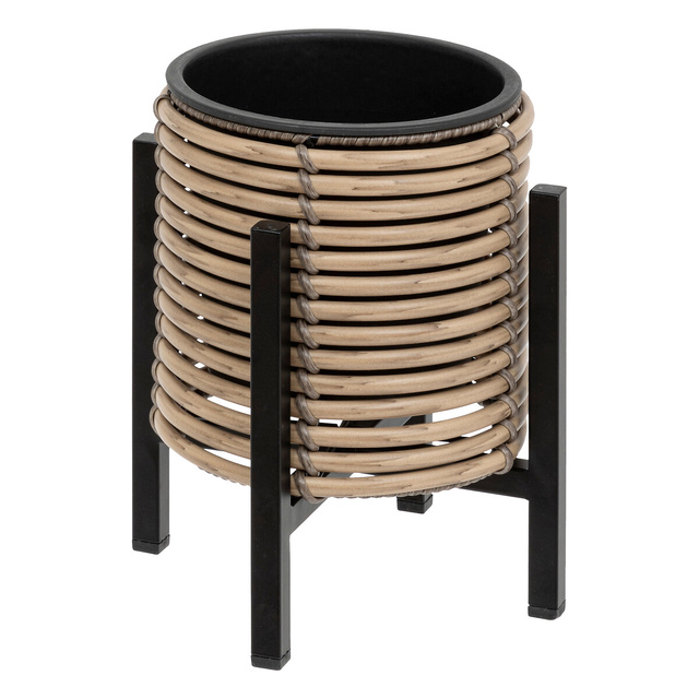 Set ghivece cu flori pe suporturi, 3 buc.