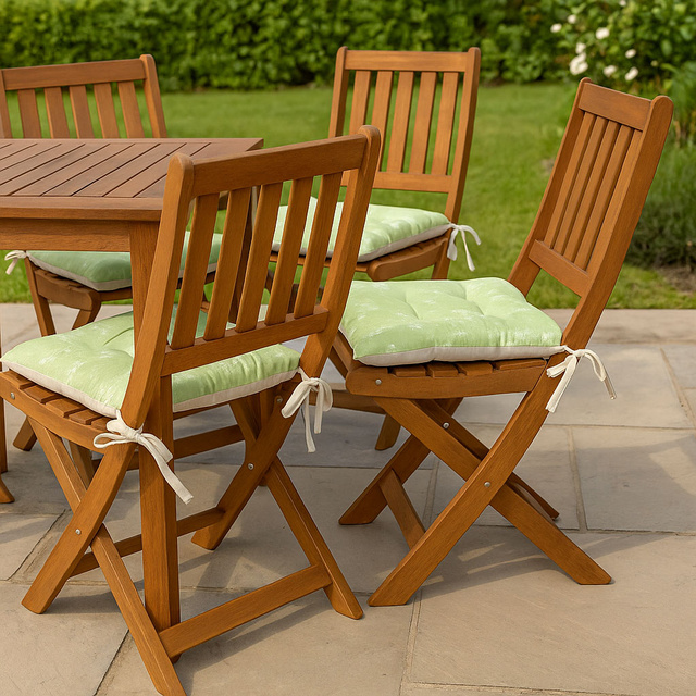 Perna de scaun cu model de plante, 40 x 40 cm