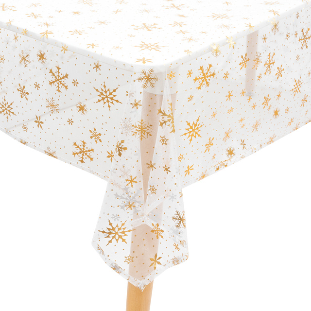 Masă rezistentă la pete, cu fulgi de zăpadă