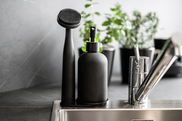 Set bucatarie, dozator 400 ml si perie, Piedo, WENKO