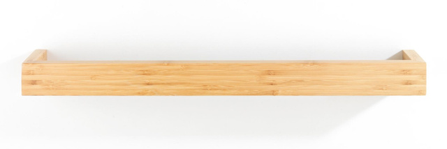 Suport pentru prosoape BAMBOO, bambus, maro deschis, 60 x 9 x 5 cm, WENKO