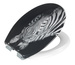 Capac WC, Zebra, Duroplast, 45x37,5 cm, ALLSTAR