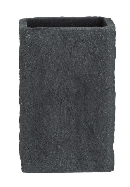 Pahar pentru periuțe de dinți VILLATA, negru, WENKO