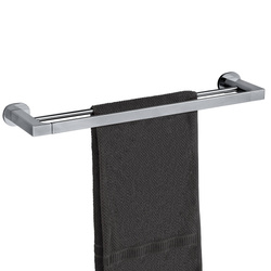 Suport prosop dublu MARIBOR, 60 cm, instalare fara gaurire UV-Loc, WENKO