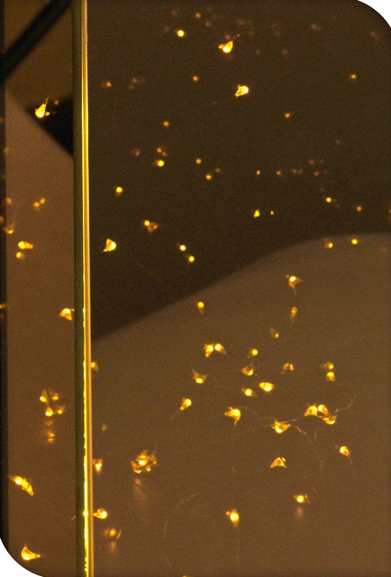 Felinar metalic cu iluminare LED