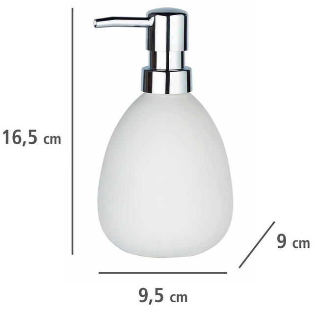 Dispenser săpun lichid POLARIS MATT, Alb, Wenko