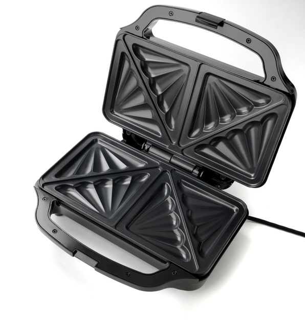 Fabricator de sandvișuri triunghiuri PETRA cu reglare temperaturii 900 W