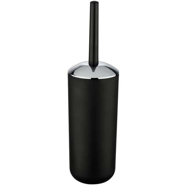 Recipient pentru perie BRASIL BLACK + perie WC, WENKO, negru