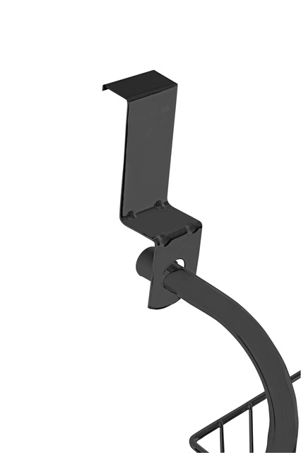 Organizer pentru pantofi pentru ușă din metal, 18 perechi, WENKO, negru