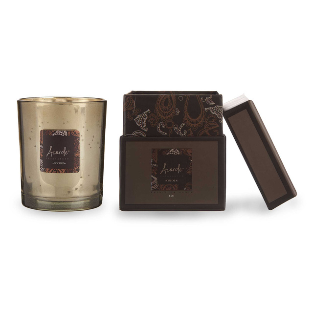 Lumânare parfumată de cadou AMARILLO, Ø 8 cm