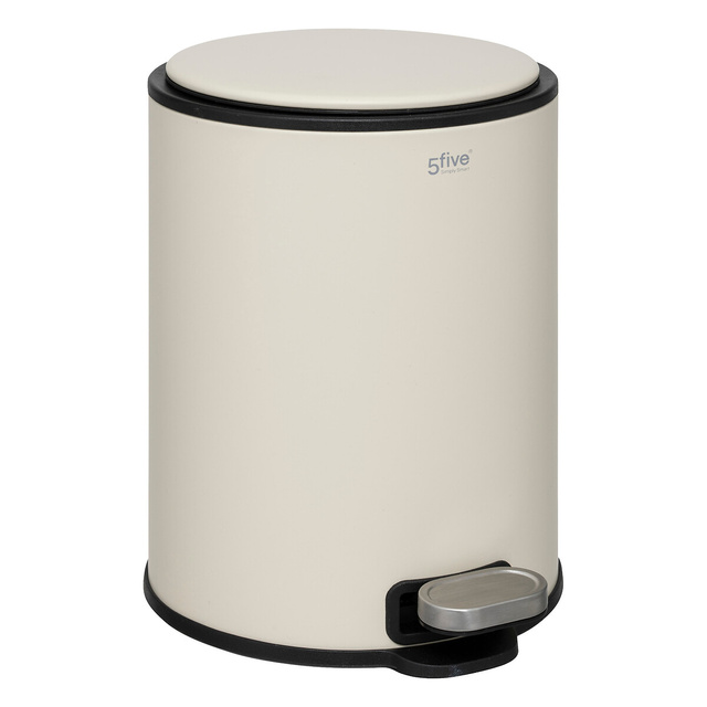 Coș de gunoi metalic Delta 6L argilă